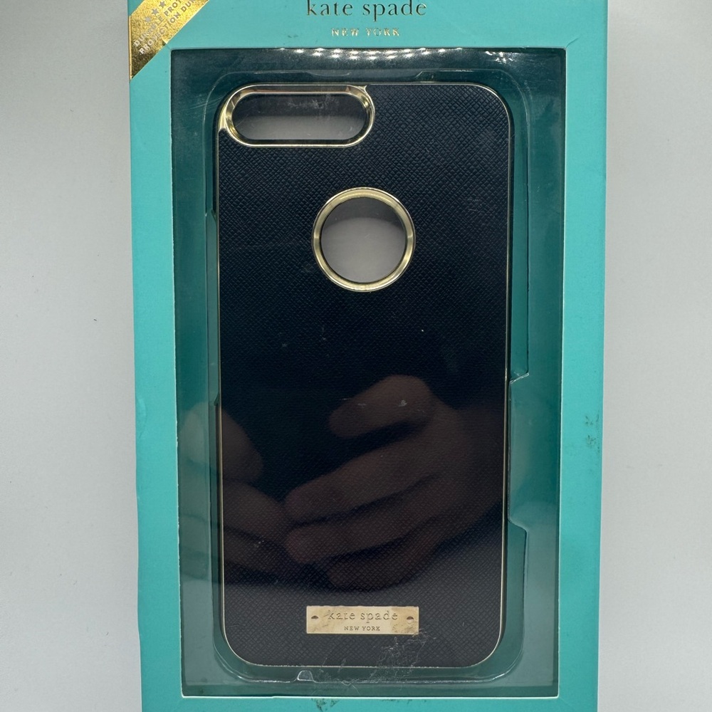Kate Spade Black and Gold Phone Case